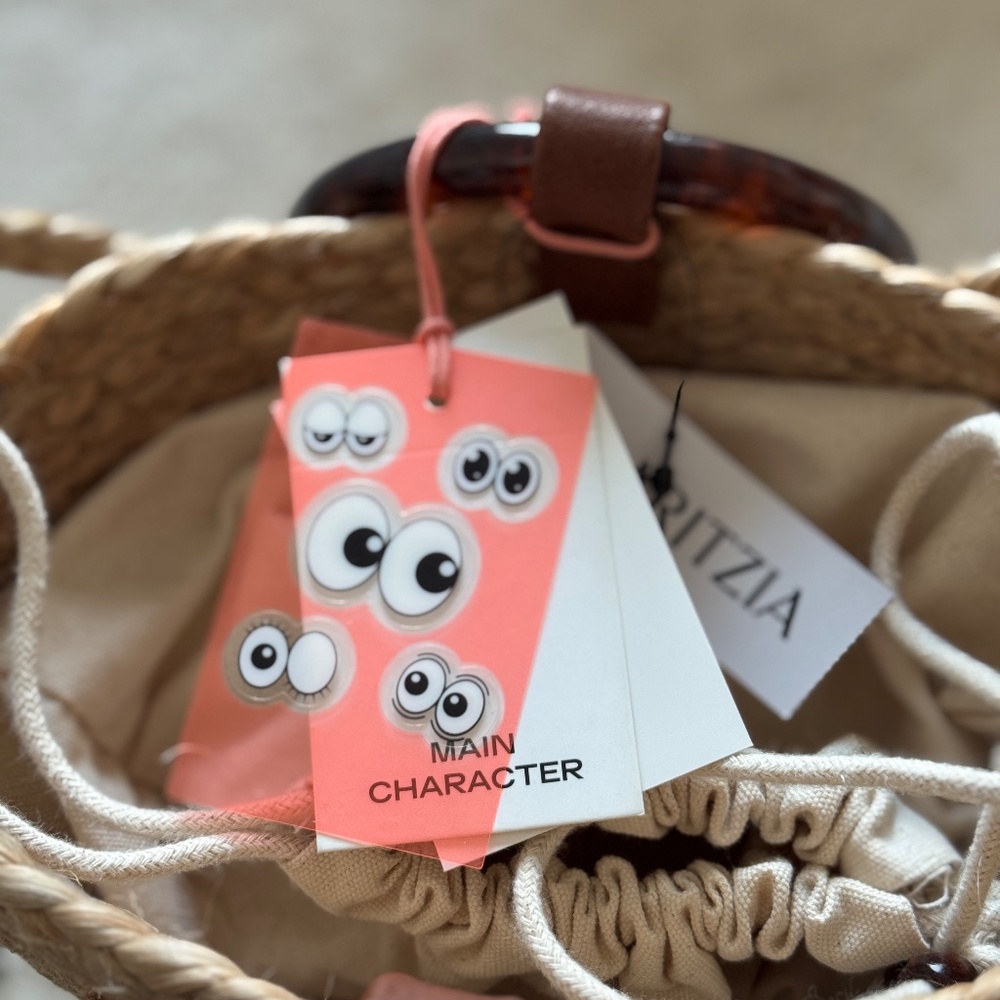 [NWT] Aritzia Main Character Mini Jute Bucket - Picture 4 of 5